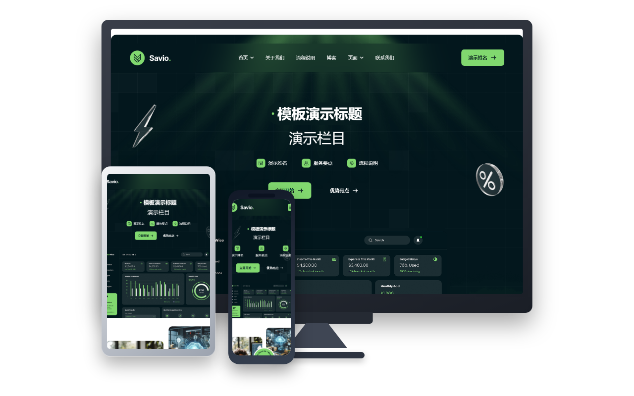 Savio 大气科技公司网站